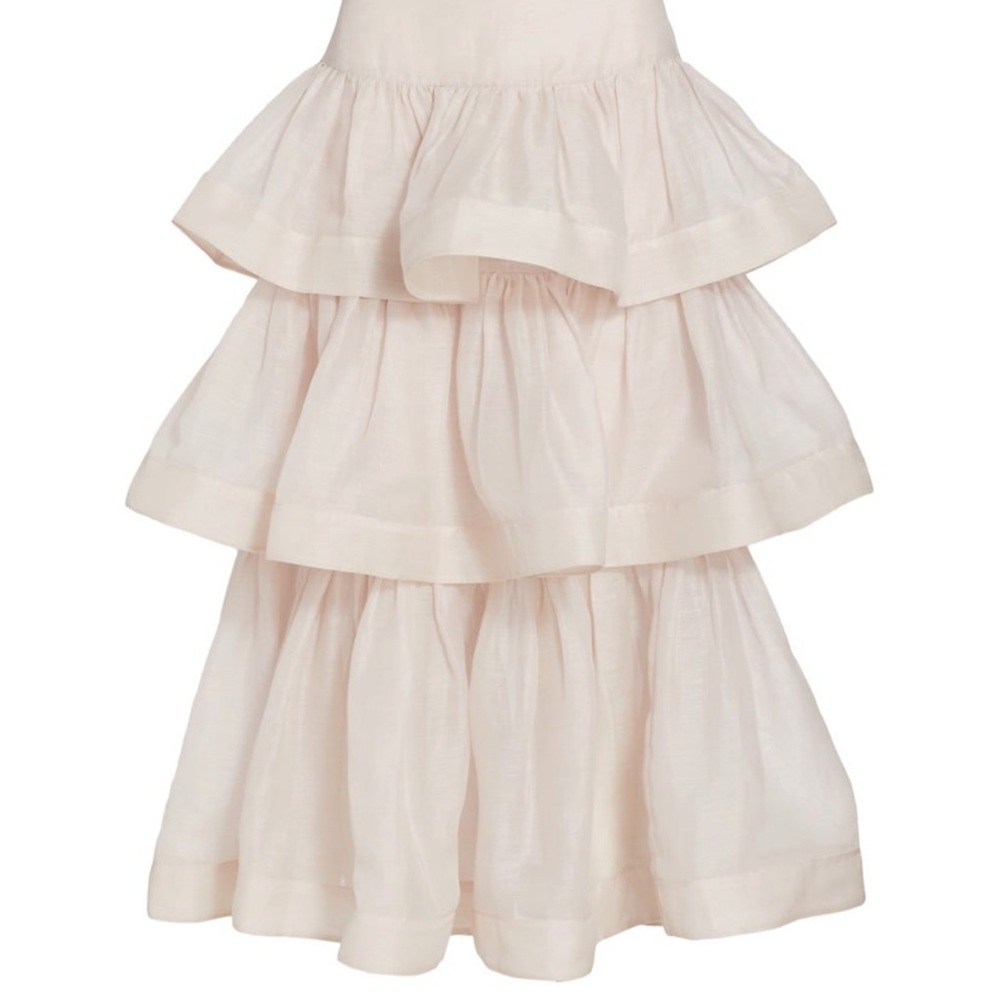 Zimmermann - Rhythmic Tiered Midi Skirt